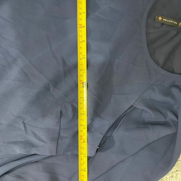 Lori M collection Capelet Navy Dress lori M collection - Picture 5 of 6